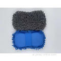 Chenille Sponge Mittiber Brush ، Chenille Sponge Glove